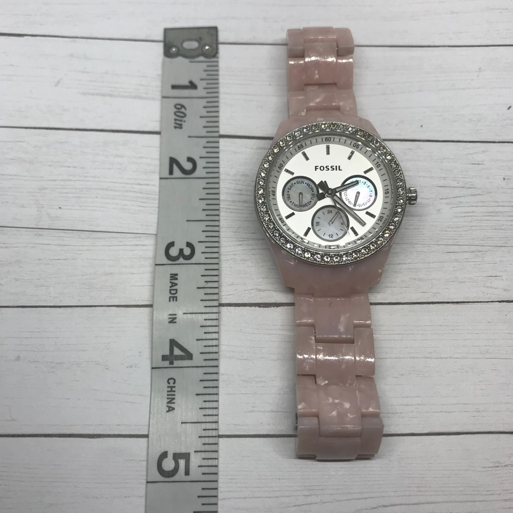 Pink Fossil Watch